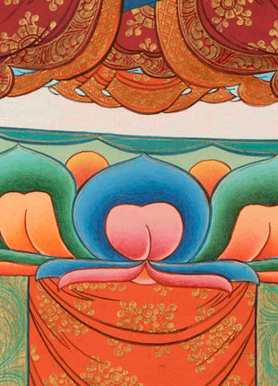 Healing Buddha | Medicine Buddha Thangka | Traditional Buddhist Art