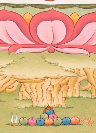 Thangka Of Medicine Buddha | Healing Buddha | Traditional Art