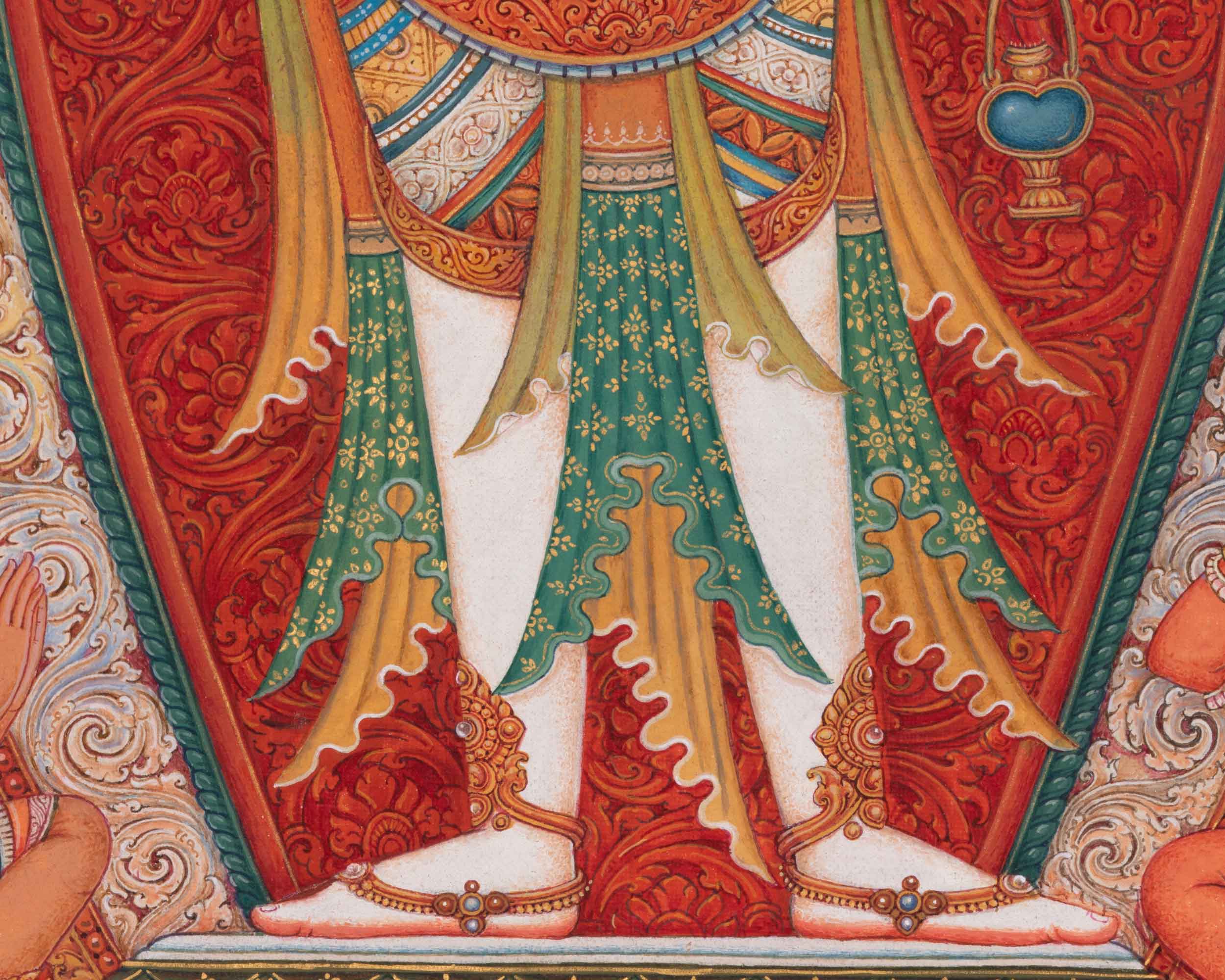 High-Quality Amoghapasa Lokeshvara Thangka Print | The One With The Unfailing Noose, Form Of Avalokiteshvara