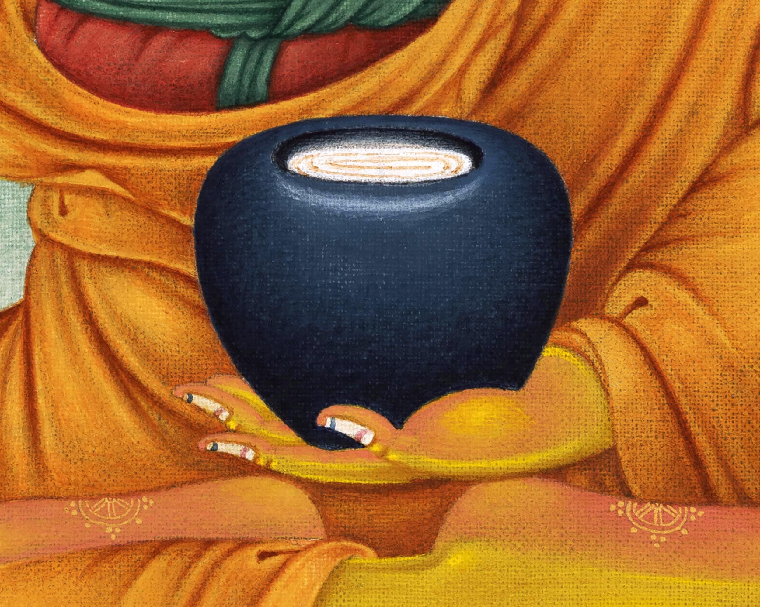 Shakyamuni Thangka | Traditional Buddha Painting