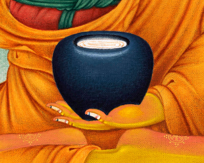 Shakyamuni Thangka | Traditional Buddha Painting