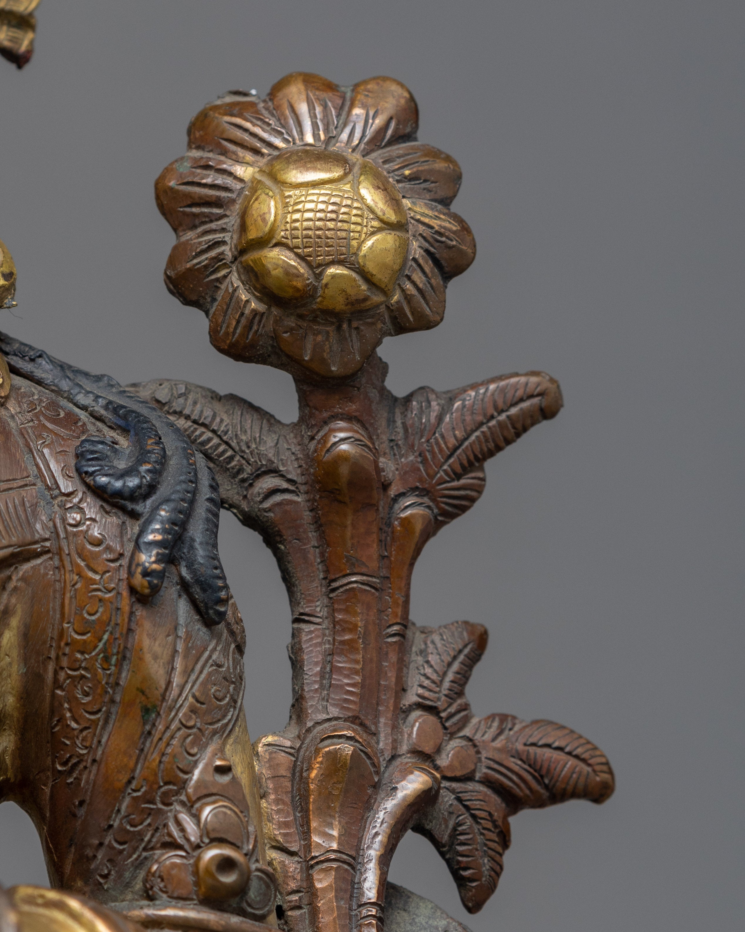 Green Tara Statue | Zen Room Decor | Tibetan Buddhist Sculpture