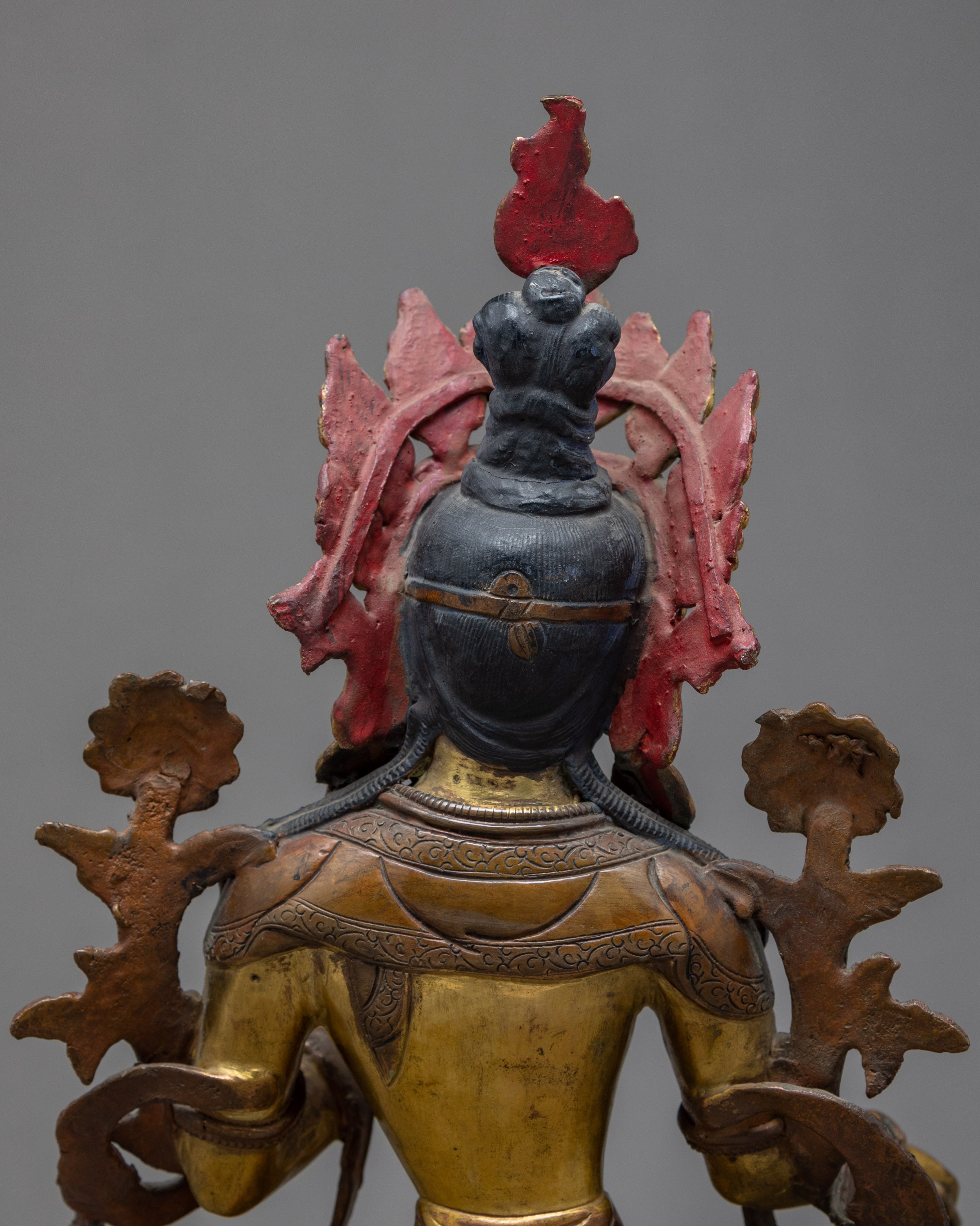 Green Tara Statue | Zen Room Decor | Tibetan Buddhist Sculpture