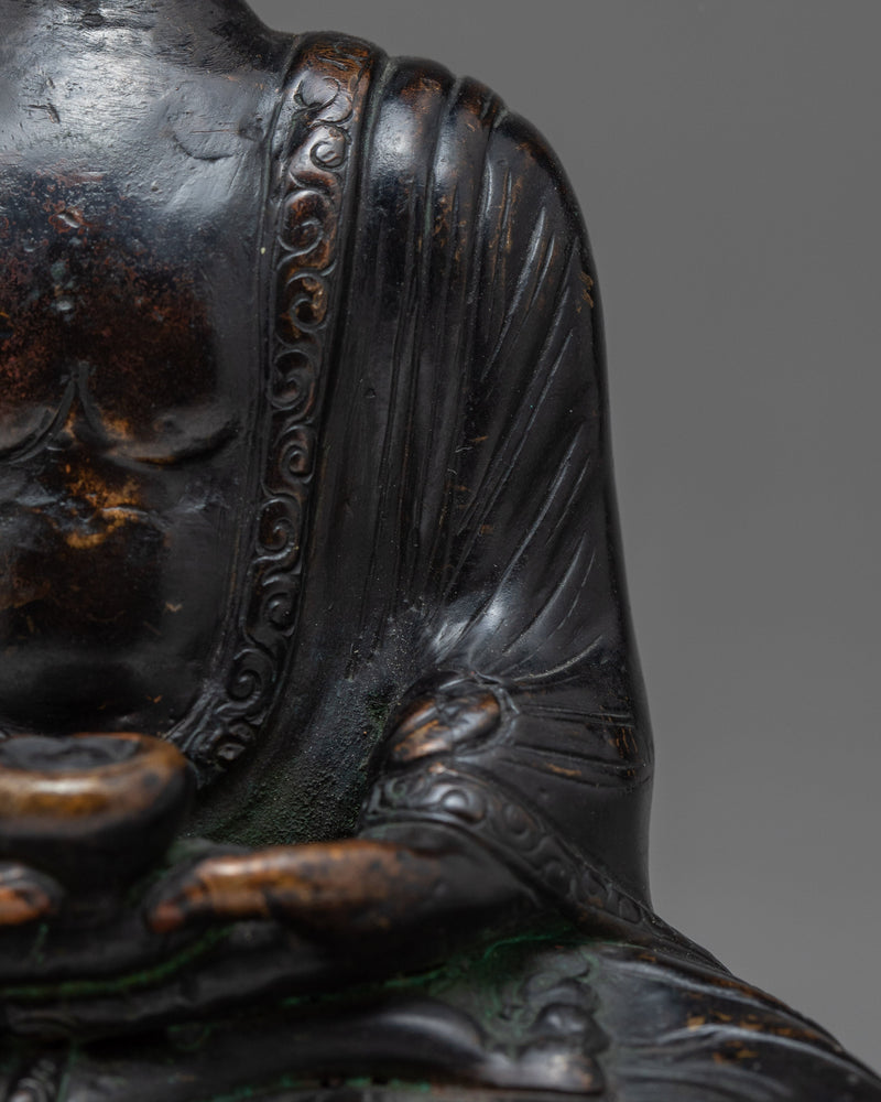 Amitabh Buddha Statue | Handmade Vintage Tibetan Sculpture