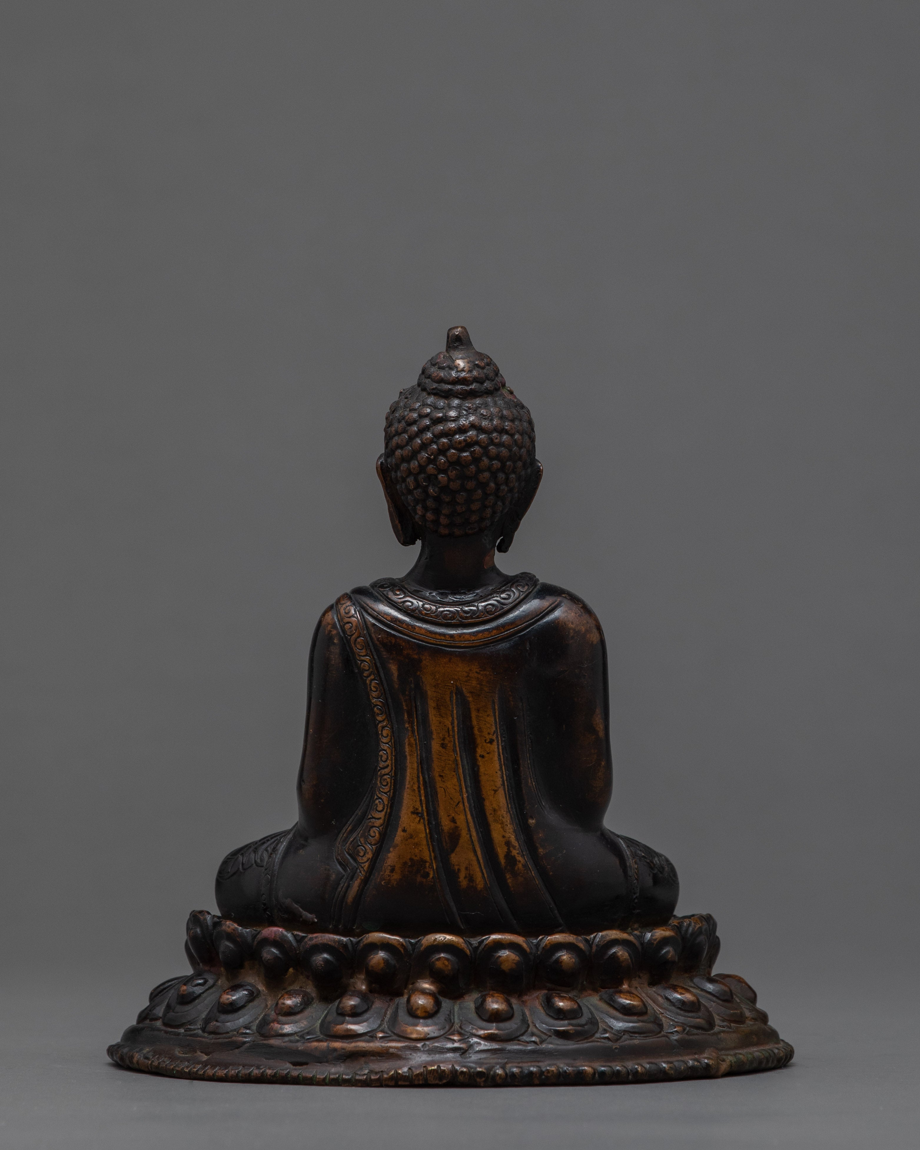 Amitabh Buddha Statue | Handmade Vintage Tibetan Sculpture