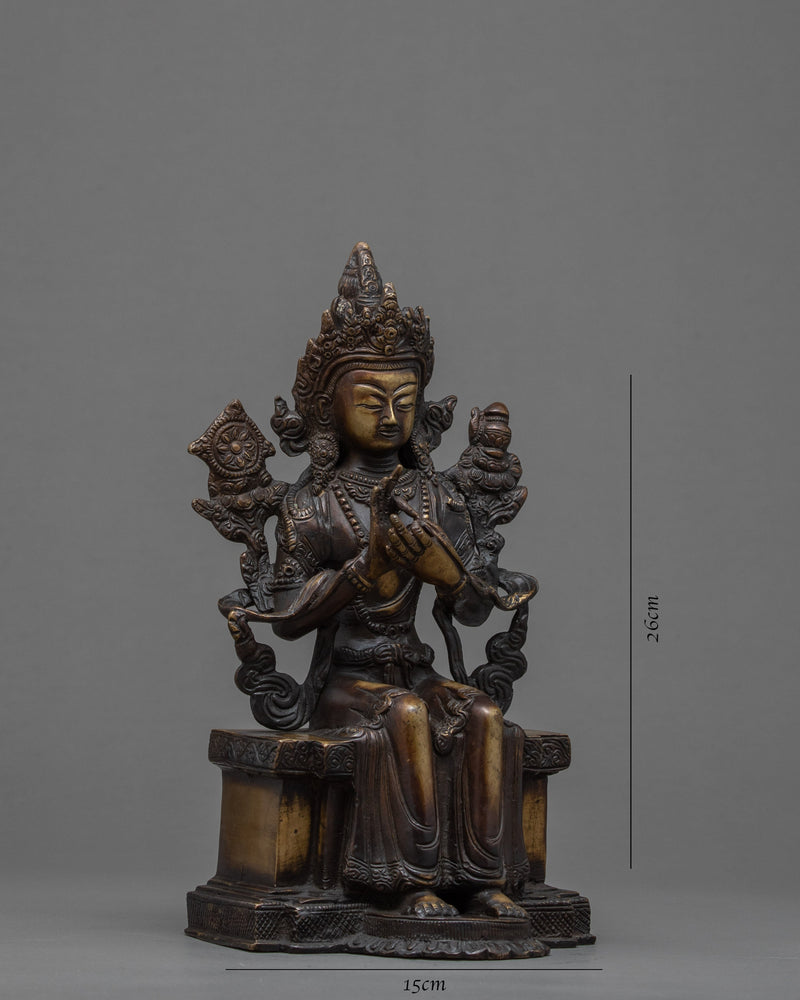 Lord Maitreya Buddha Statue | Vintage Decorative | Zen Home Decor