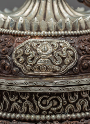 Tea Pot | Handcarved Tea Pot | Religious Decor