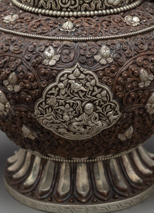 Tea Pot | Handcarved Tea Pot | Religious Decor
