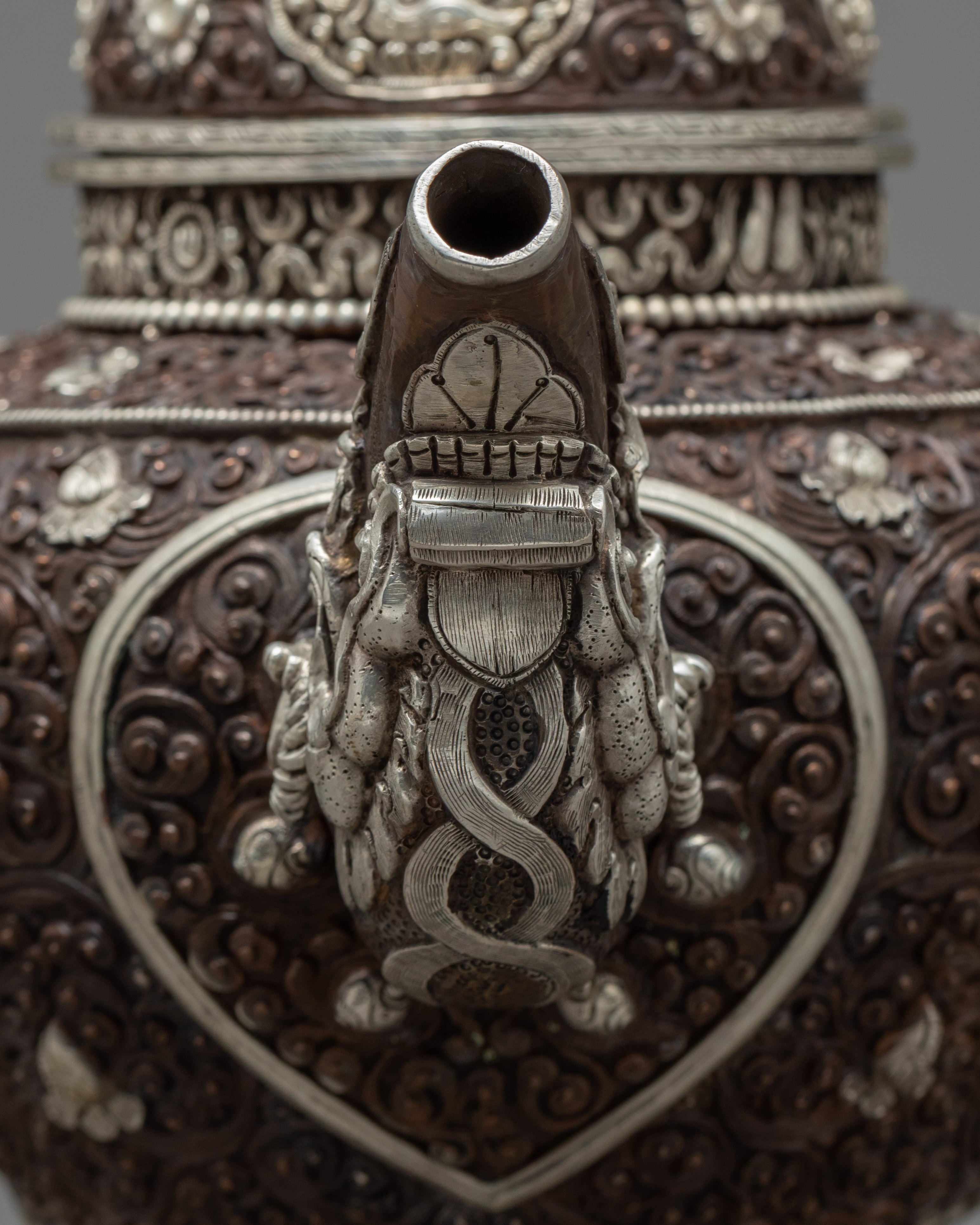 Tea Pot | Handcarved Tea Pot | Religious Decor