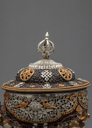 Silver Plated Incense Burner | Ritual Items