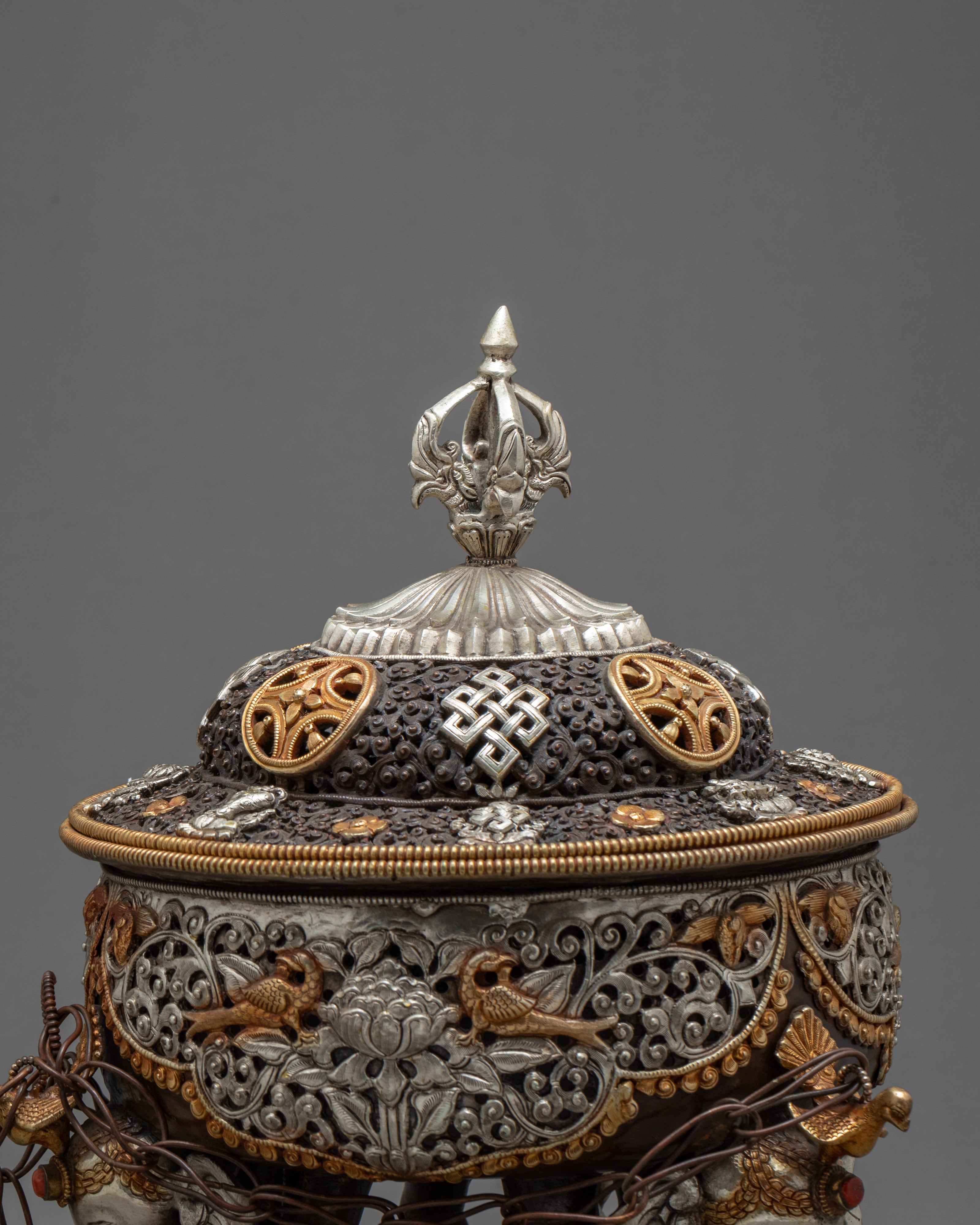 Silver Plated Incense Burner | Ritual Items
