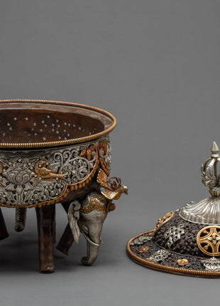 Silver Plated Incense Burner | Ritual Items
