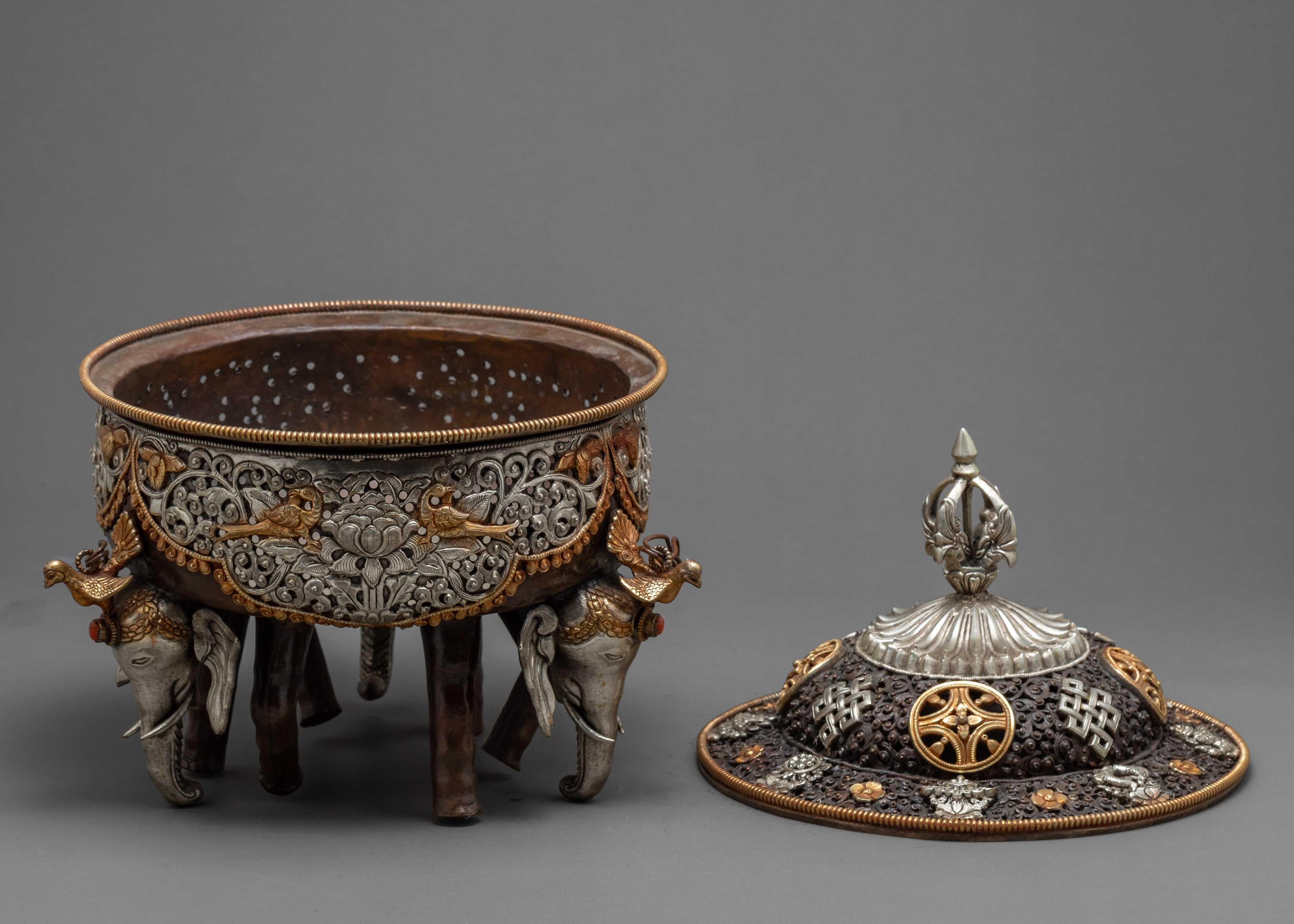 Silver Plated Incense Burner | Ritual Items