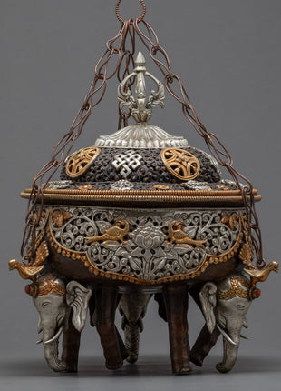 Silver Plated Incense Burner | Ritual Items