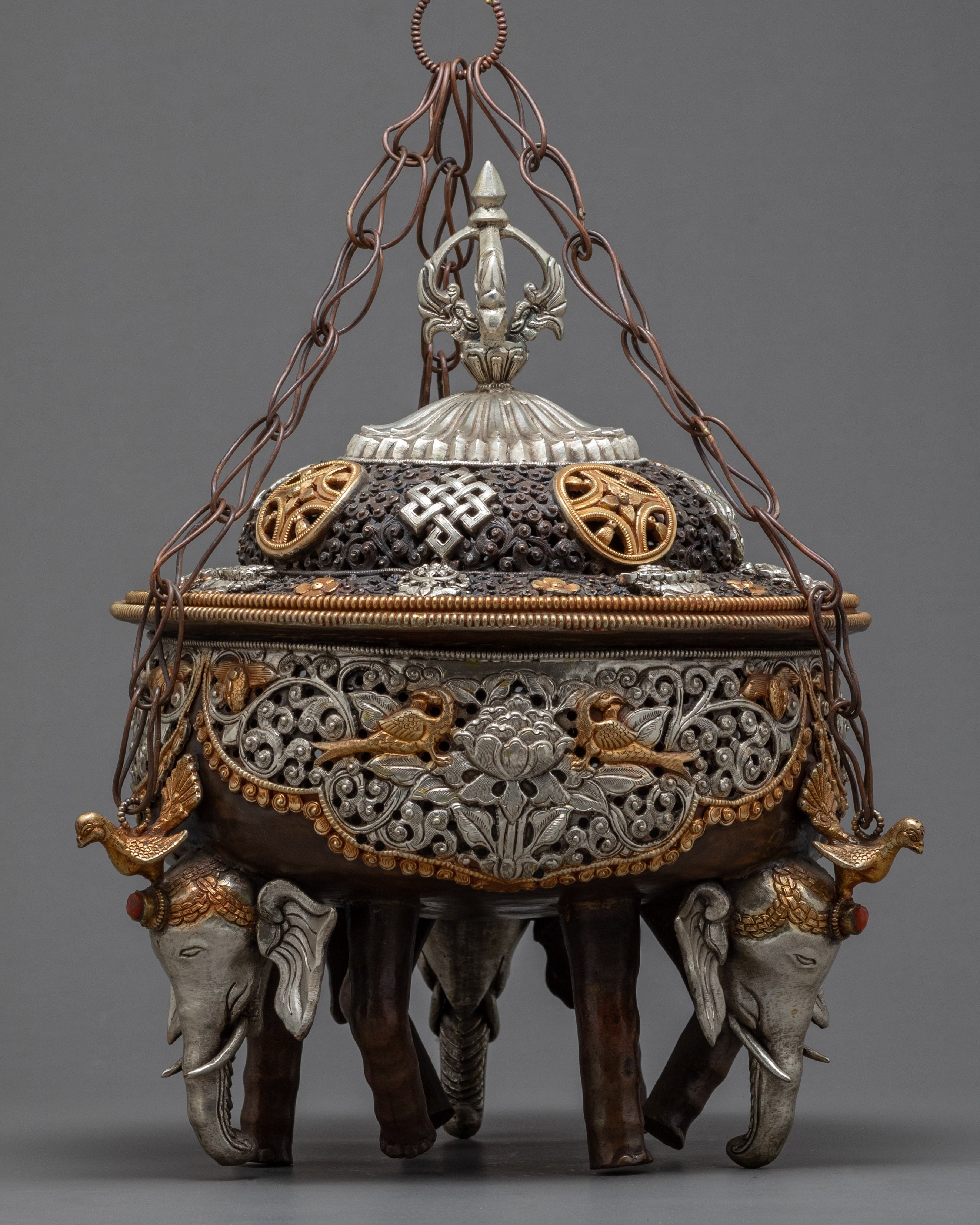 Silver Plated Incense Burner | Ritual Items
