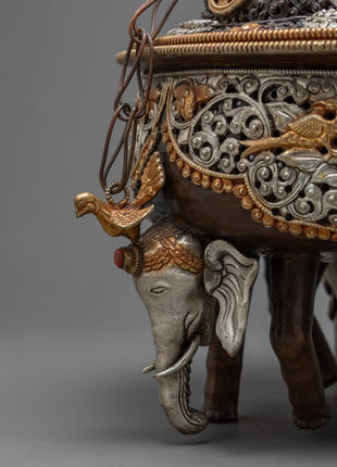 Silver Plated Incense Burner | Ritual Items