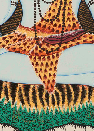 Lord Shiva Thangka | Hindu Deity | Wall Hanging Decoration