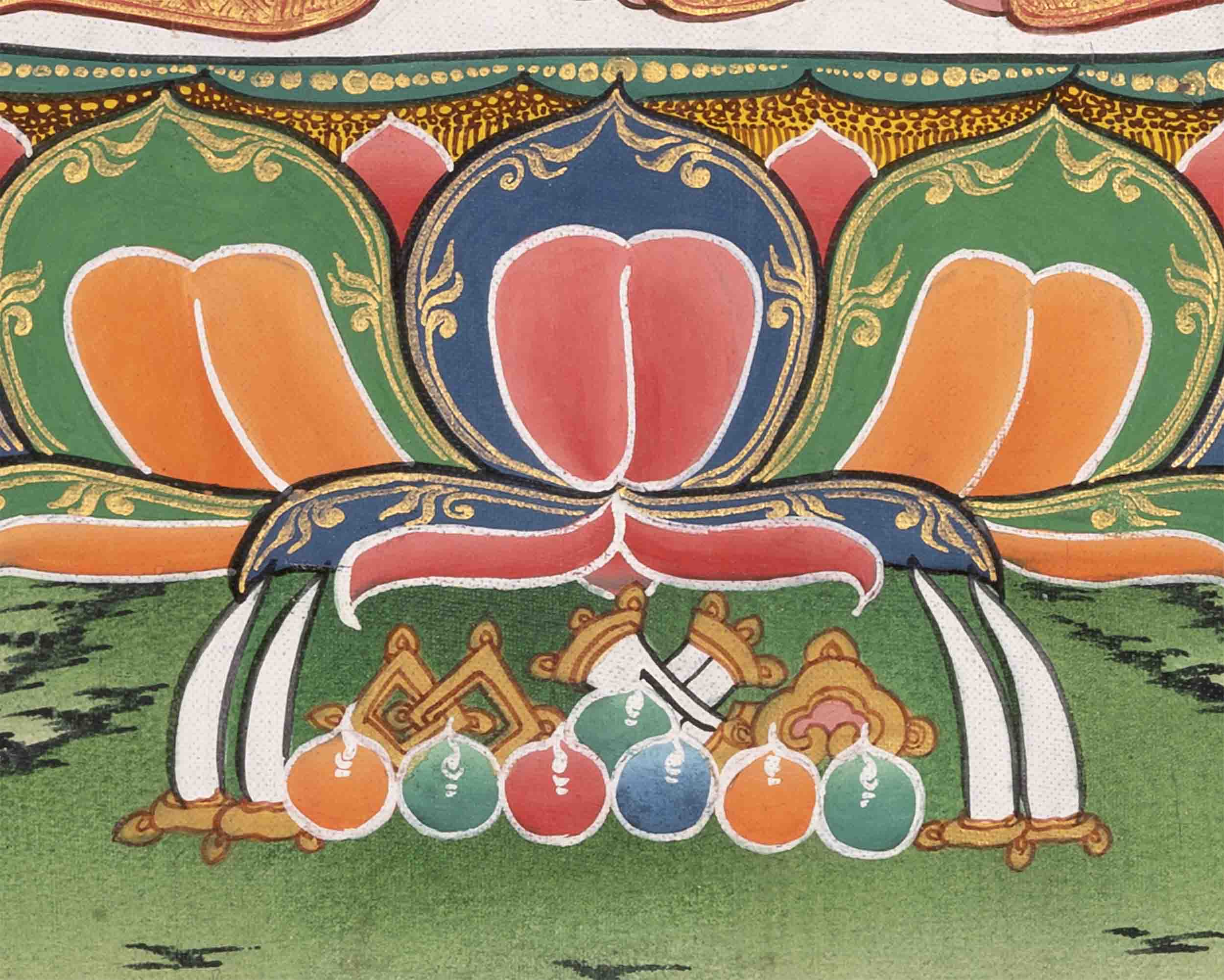 Amitabha Buddha Thangka | Buddhist Traditional Paint | Wall Decors
