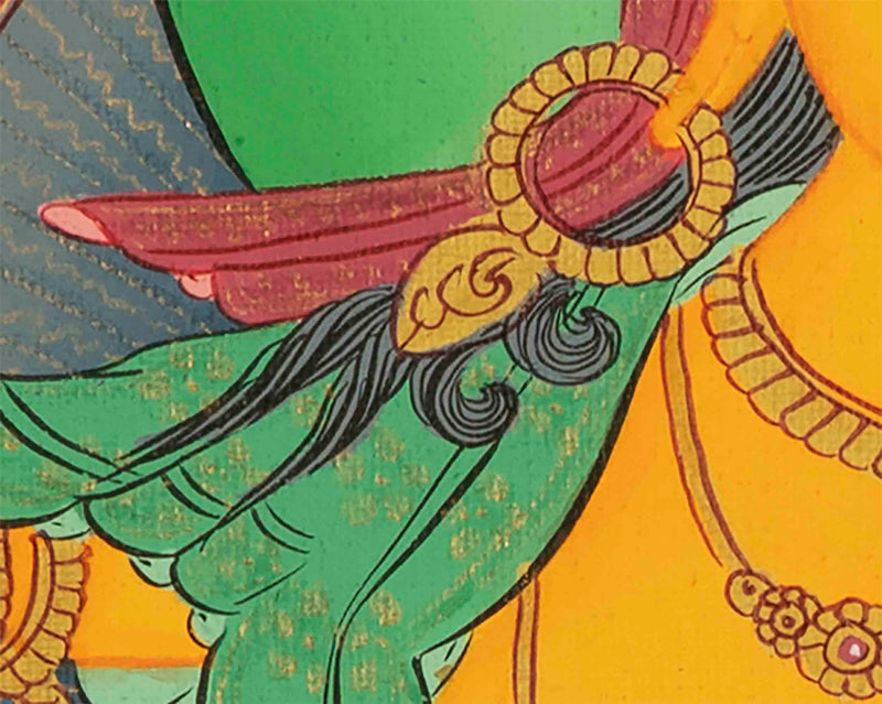 Buddhist Manjushree Thangka | Wall Hanging Decorations