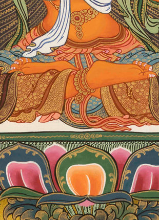 Arya Manjushre Thangka | Vajrayana Buddhism Painting