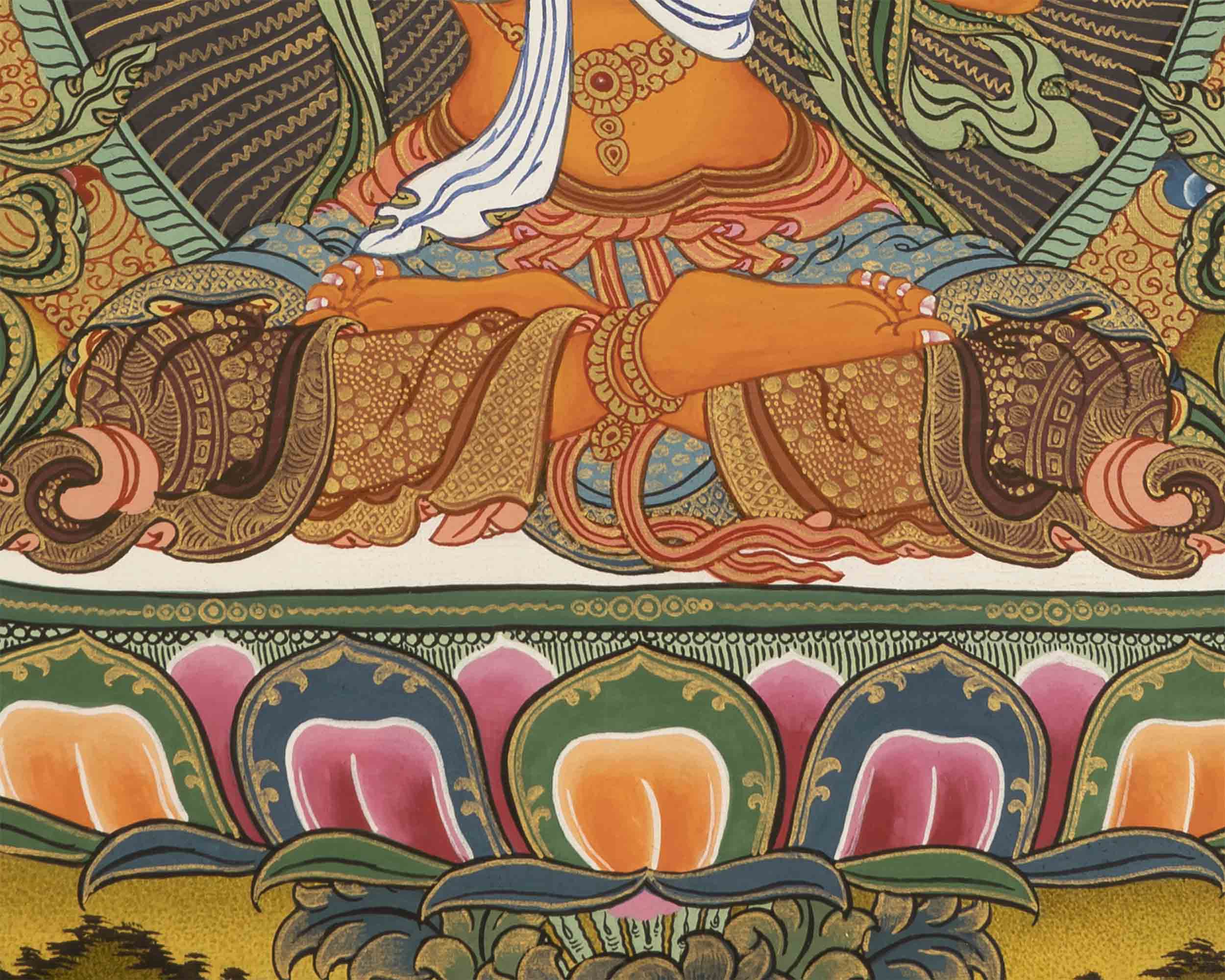 Arya Manjushre Thangka | Vajrayana Buddhism Painting
