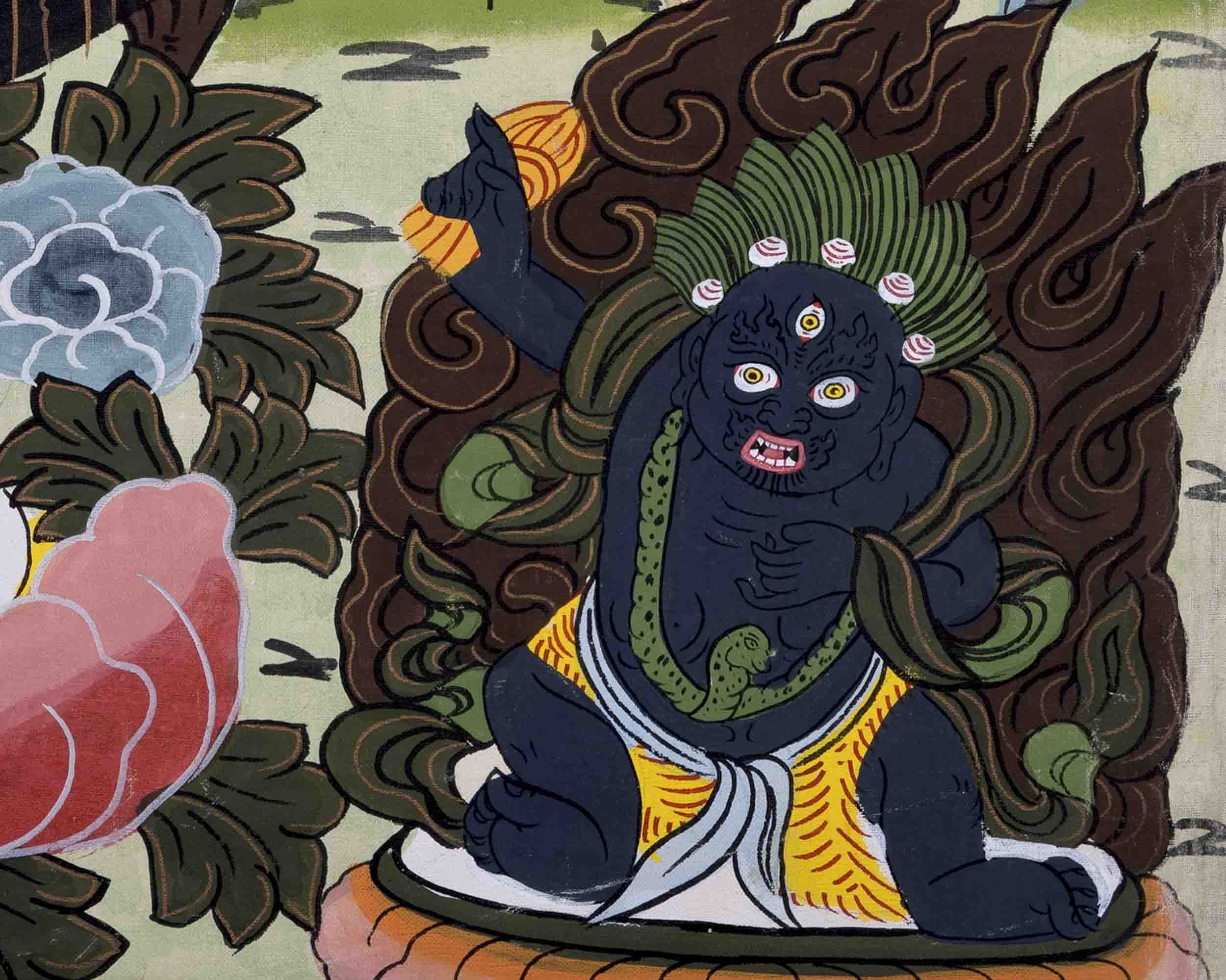 1000 Armed Avalokiteshvara | Traditional Tibetan Thangka | Wall Decors