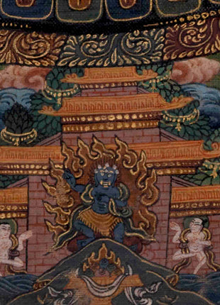 Green Tara Mandala Thangka | Traditional Tibetan Painting | Wall Decors