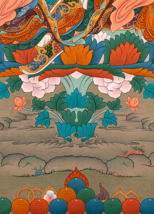Padmasambhava Art | Traditional Guru Rinpoche Thangka