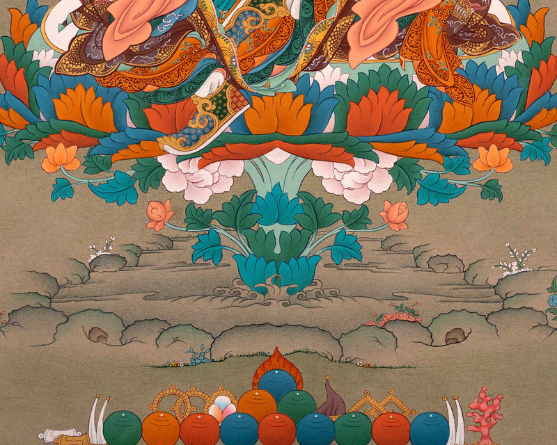 Padmasambhava Art | Traditional Guru Rinpoche Thangka