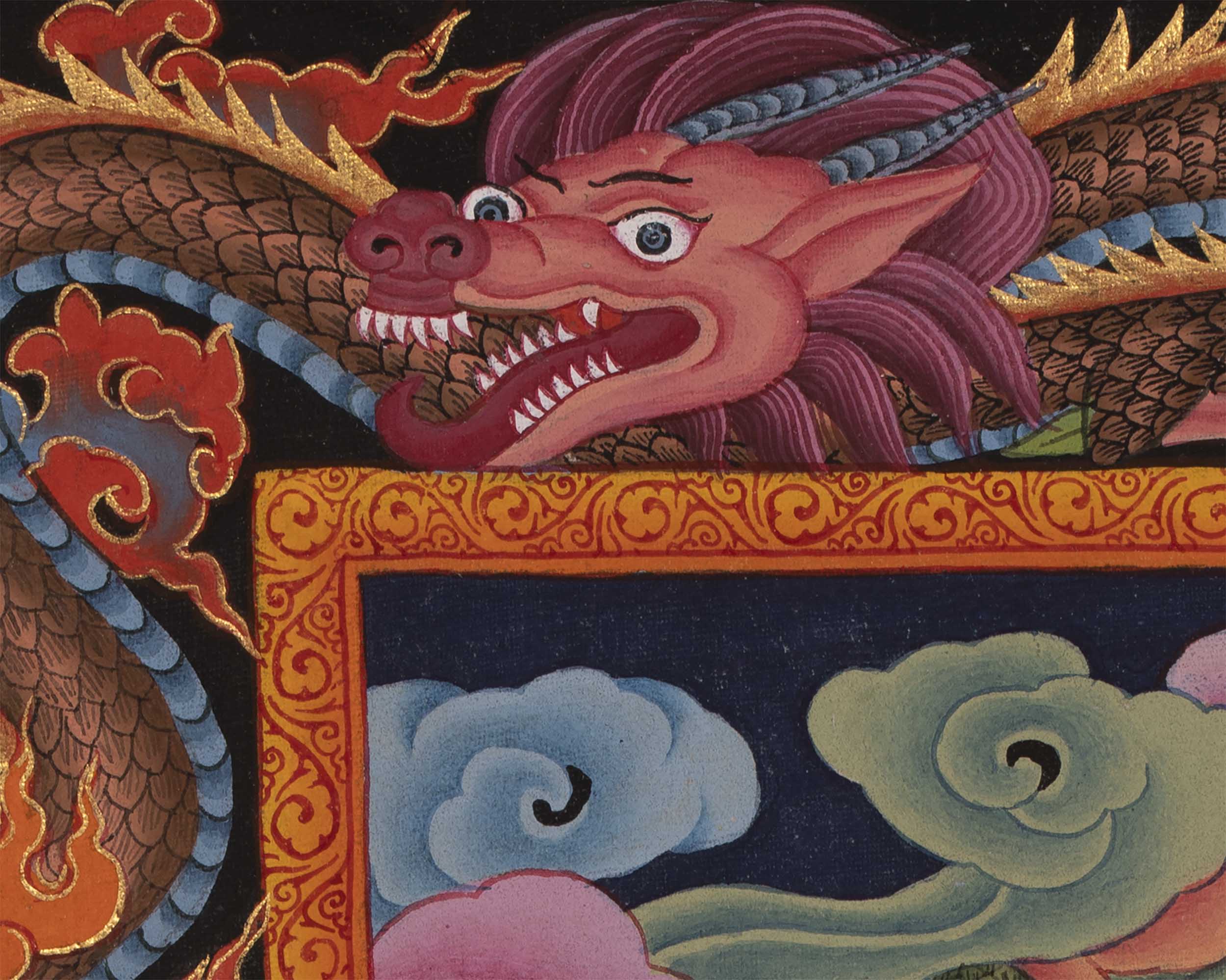 Padmapani Lokeshvara Print | Quality Thangka Painting