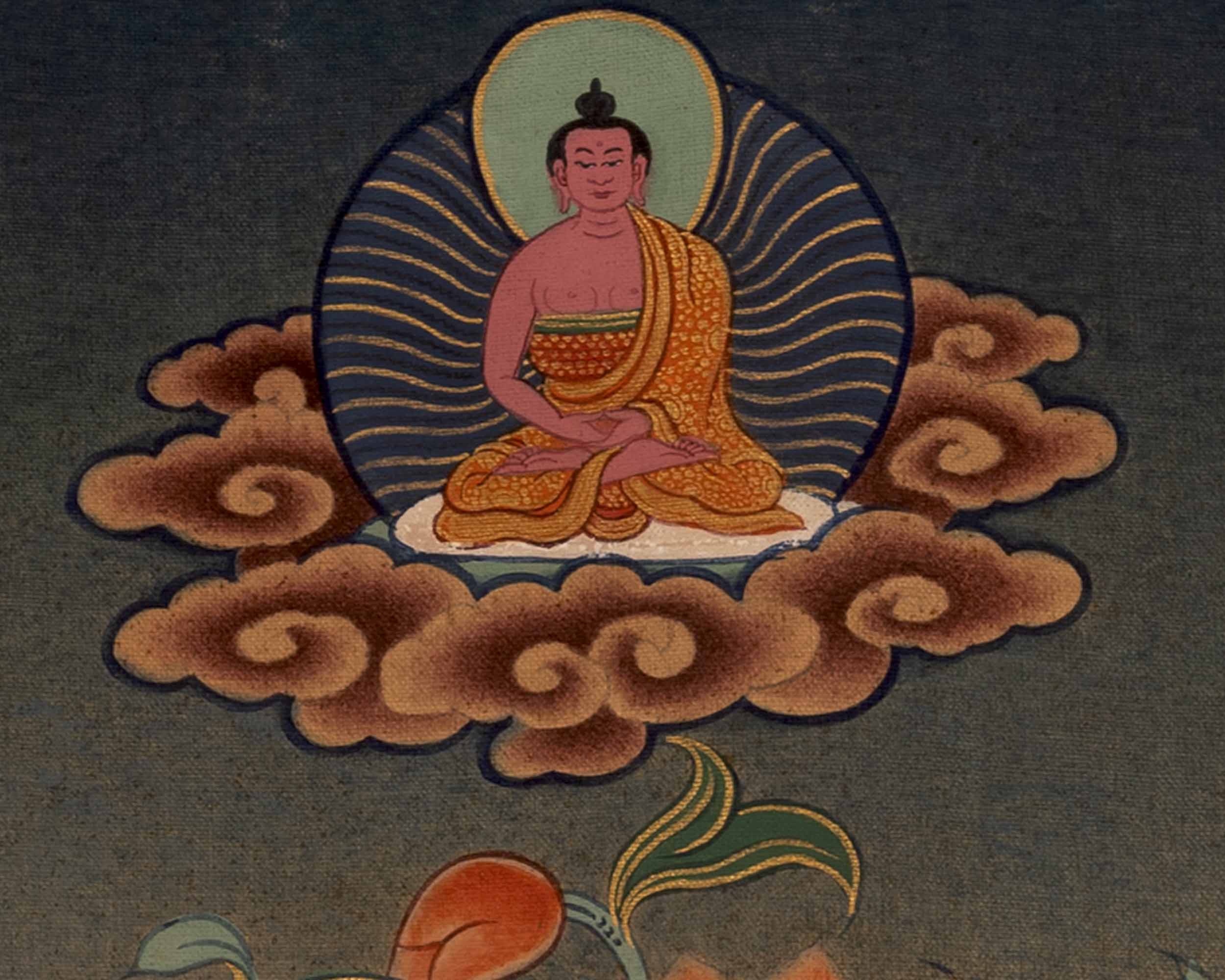 Buddhist Green Tara Thangka | Wall Hanging Decorations