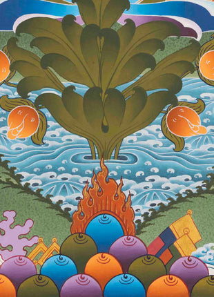 Namtose Thangka | Wealth Deity | Religious Wall Decors