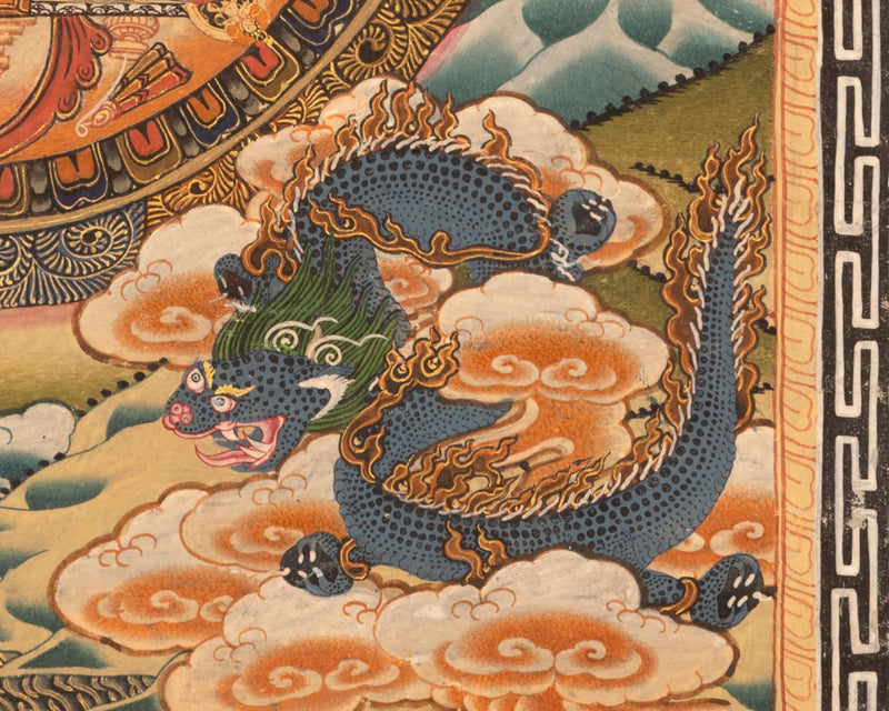 Buddhist Mandala Thangka | Traditional Tibetan Art