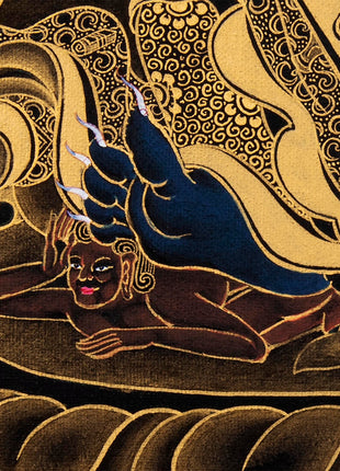 Dorje Bernakchen | The Great Black Cloak | Mahakala Thangka