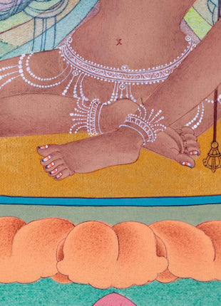Niguma Yoga Thangka For Daily Practice | Traditional Buddhist Thangka Of Lady Of Illusion