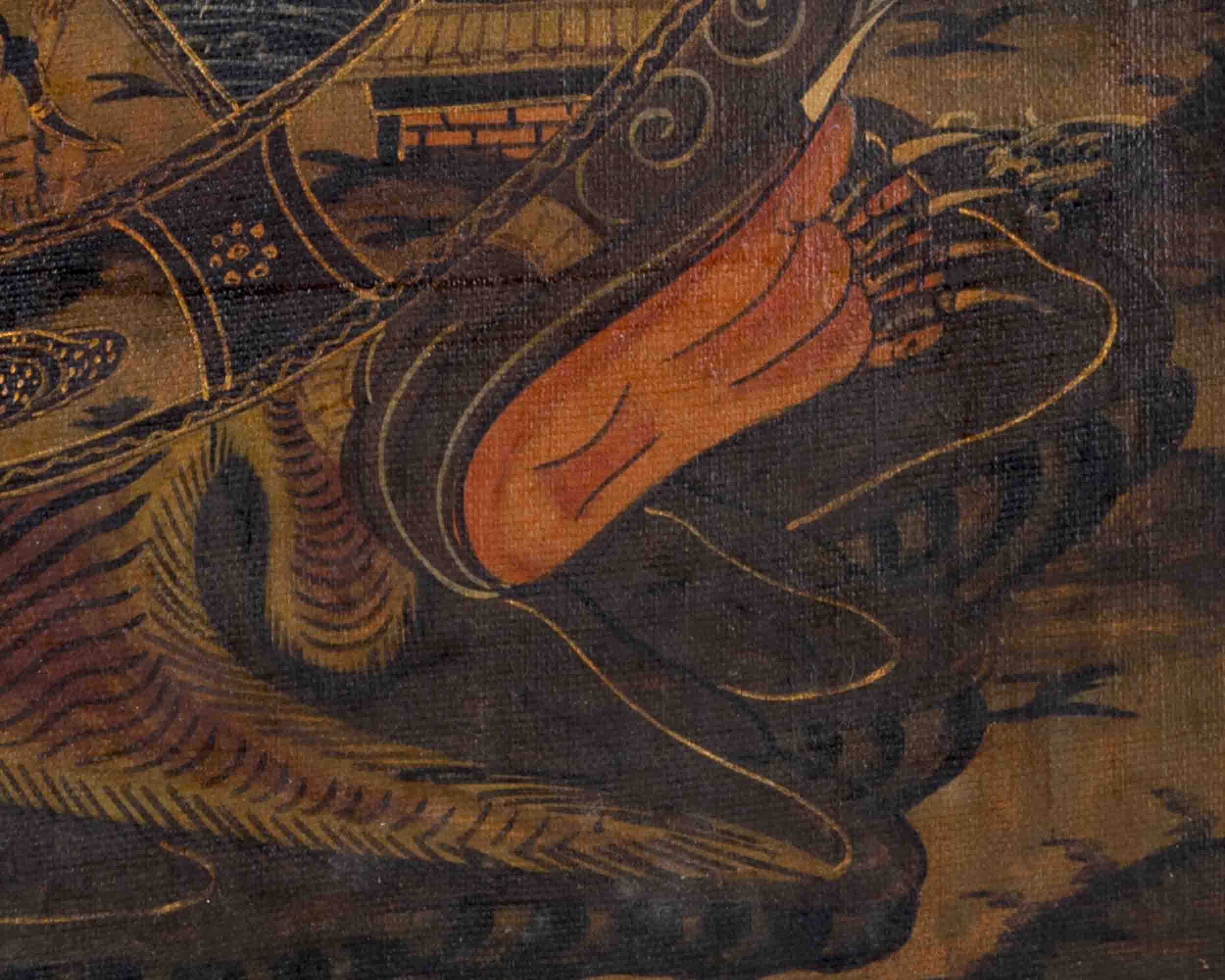 Oil Varnished Wheel Of Life | Traditional Buddhist Thangka | Wall Decors