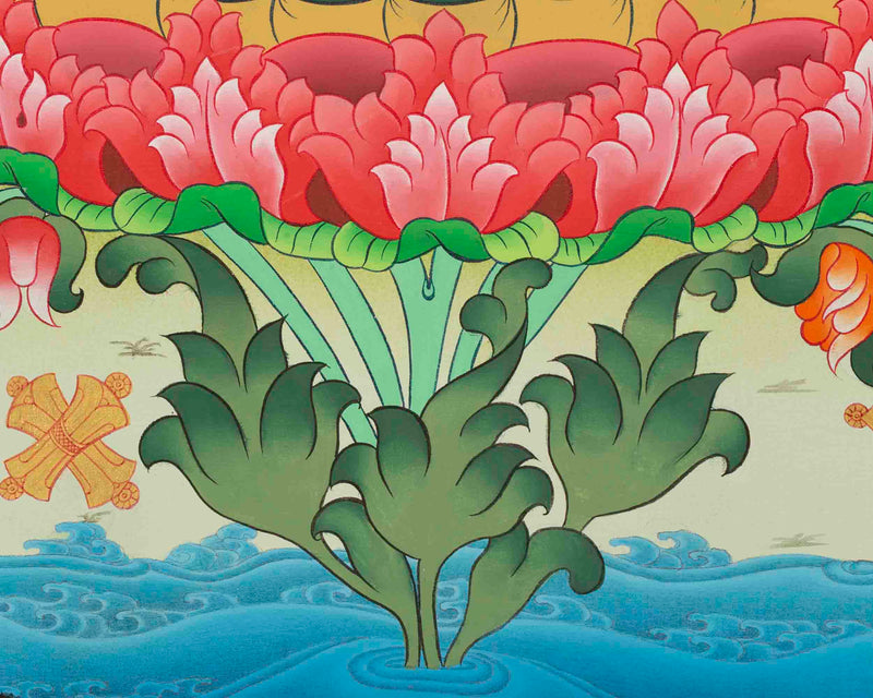 Guru Rinpoche Thangka | Wall Decor Painting