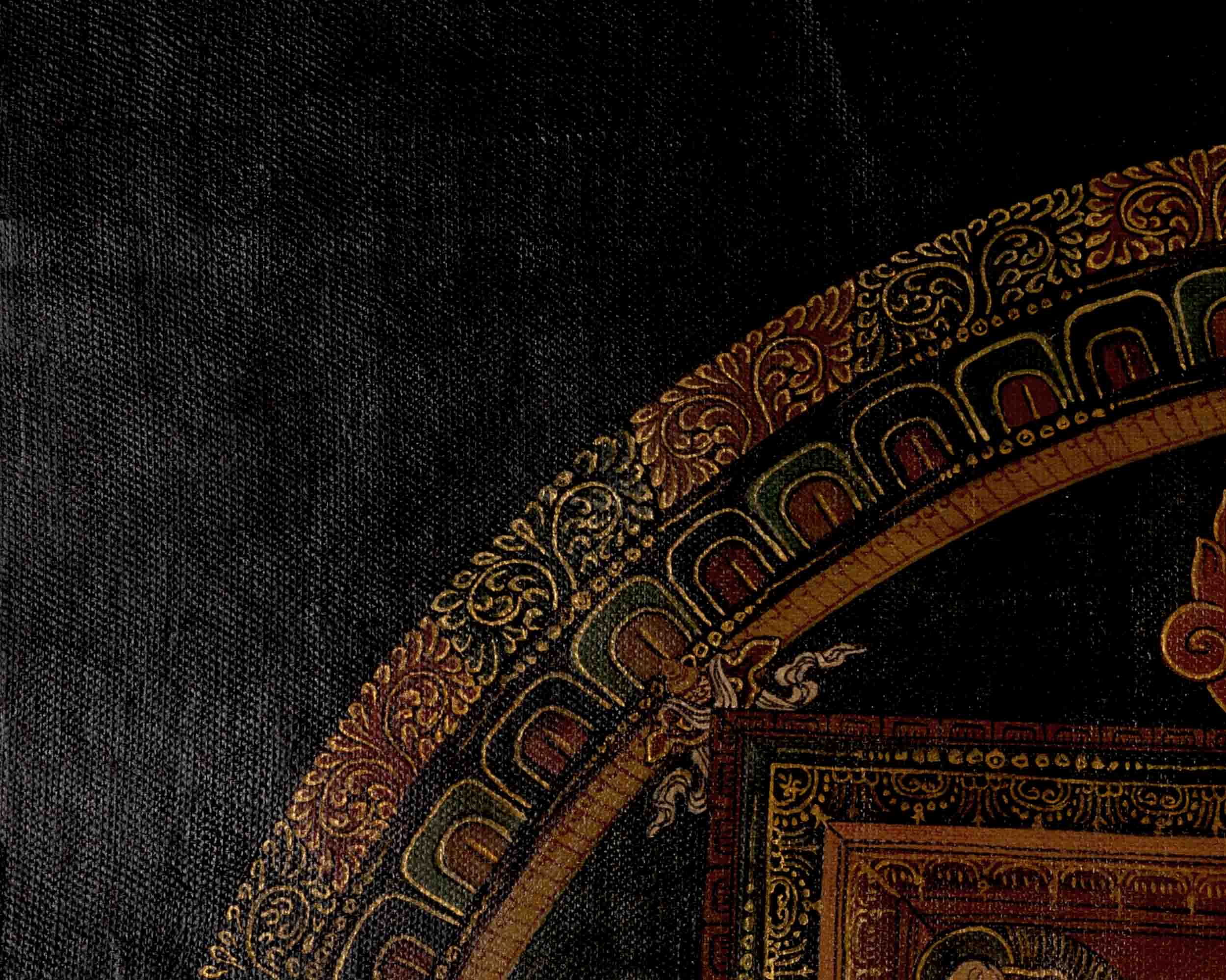 Manjushree Mandala Thangka | Traditional Tibetan Art | Wall Decors