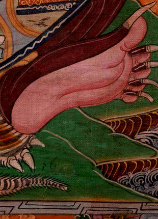 Original Bhavachakra Thangka | Traditional Handpainted Art | Wall Decors