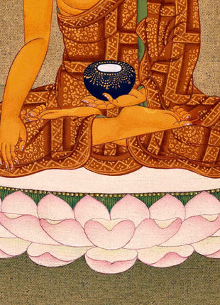 Gautama Buddha Art | Traditional Shakyamuni Thangka Painting