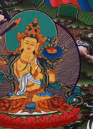 Bodhisattva Avalokiteshvara Chenresig | Tibetan Thangka | Wall Decors