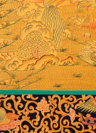 Avalokitesvara Chengrezig Thangka | Bodhisattva of Compassion