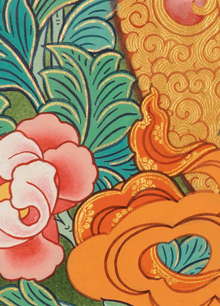 Quality White Tara Thangka | Traditional Buddhist Wall Hanging