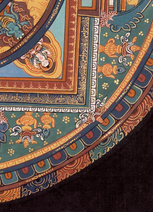 Green Tara Mandala Thangka | Traditional Painting