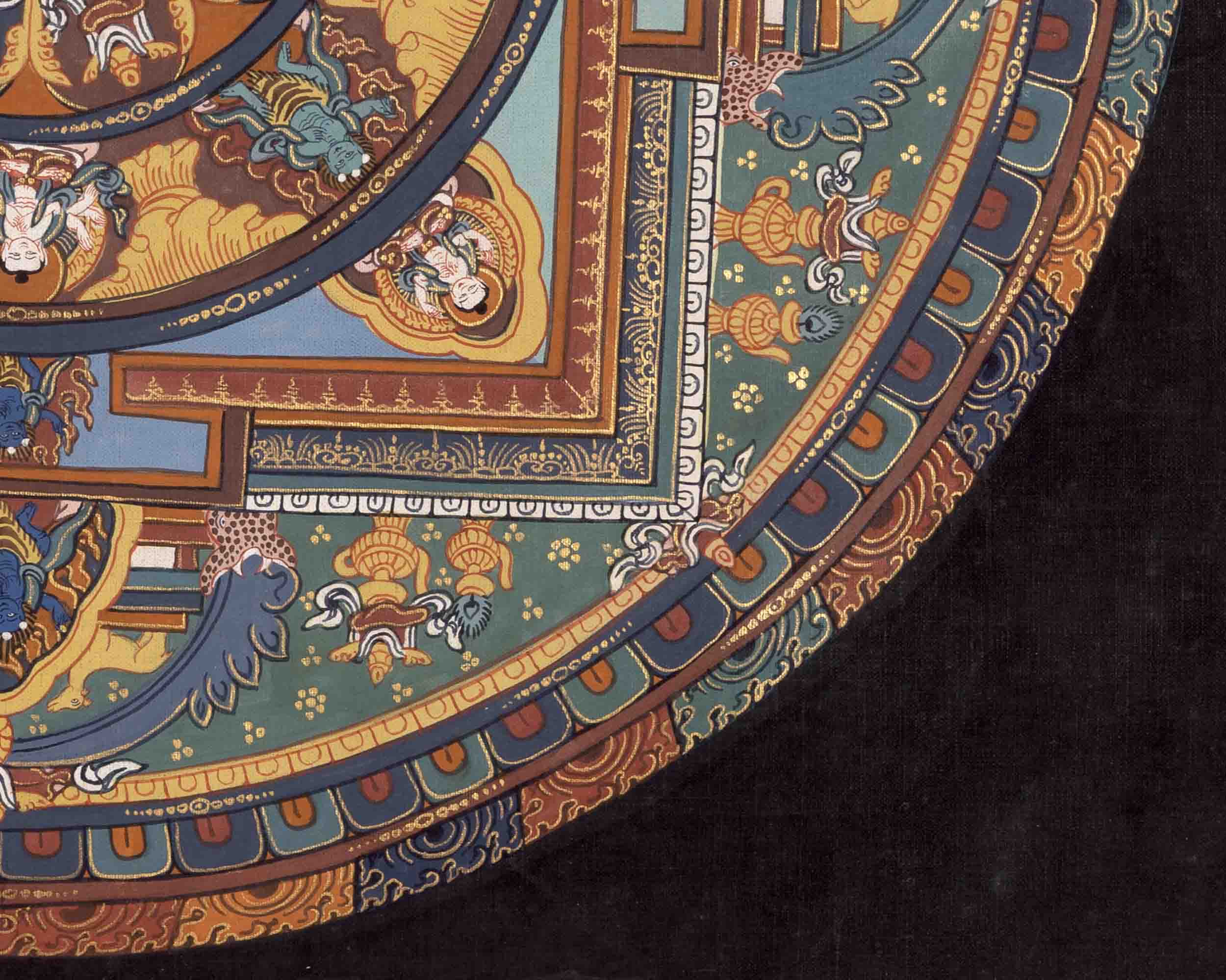 Green Tara Mandala Thangka | Traditional Painting