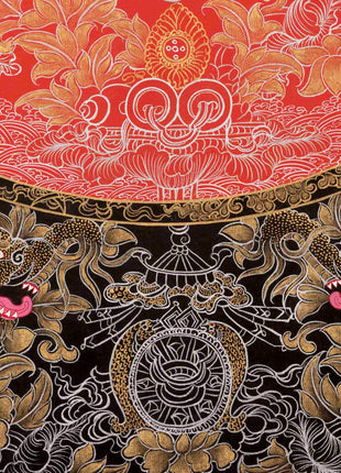Medicine Buddha Thangka | Traditional Tibetan Painting | Wall Decors