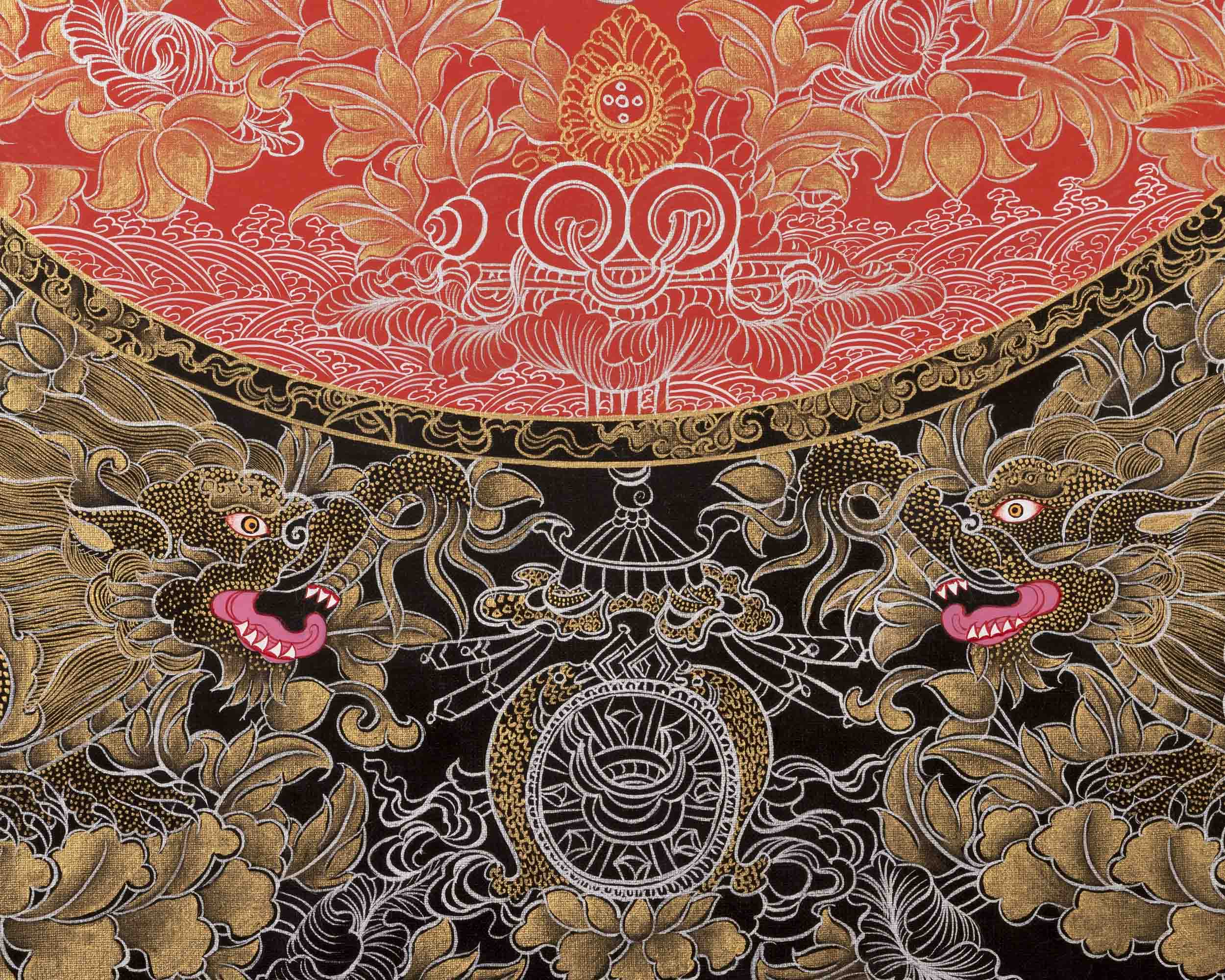 Medicine Buddha Thangka | Traditional Tibetan Painting | Wall Decors