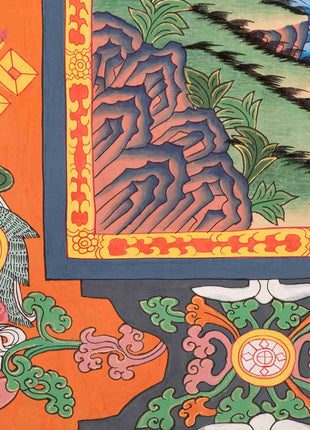 White Tara Thangka | Religious Tibetan Artwork | Wall Decors