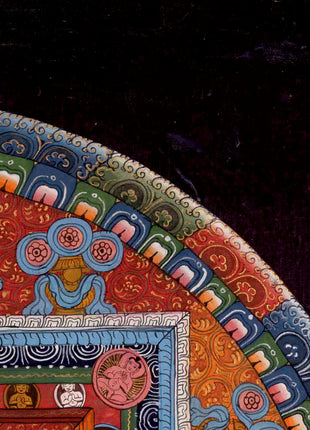 Amitayus Buddha Mandala Thangka | Wall Hanging