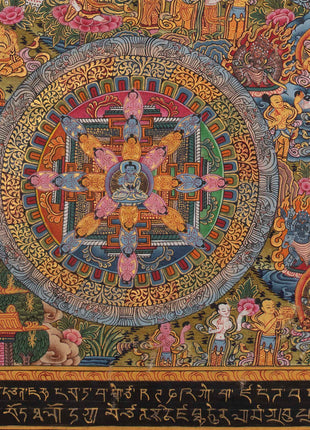 Mandala1000 Armed Lokeshvara | Buddhist Wall Hanging Mandala